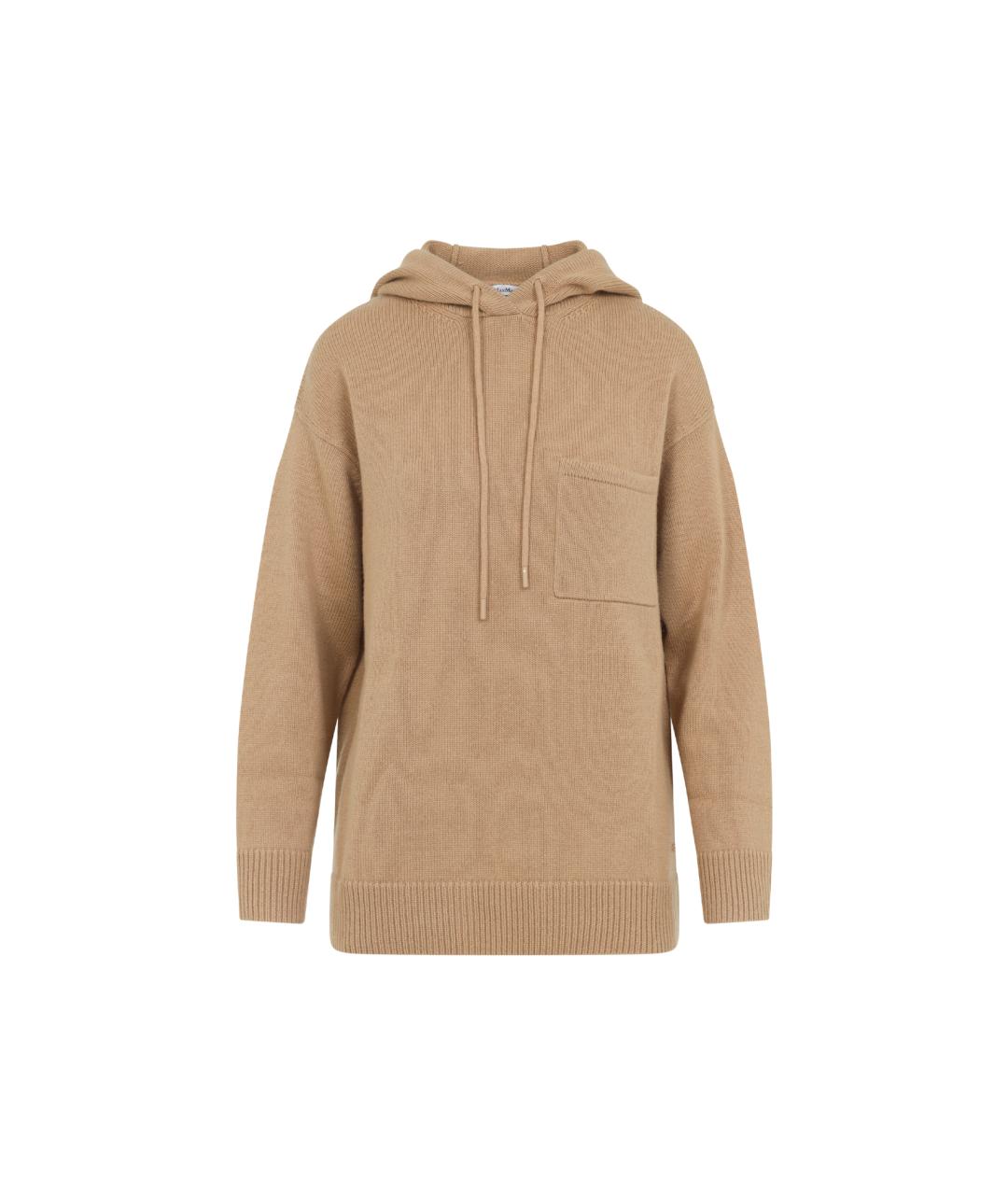 MAX MARA Бежевый кашемировый джемпер / свитер, фото 1