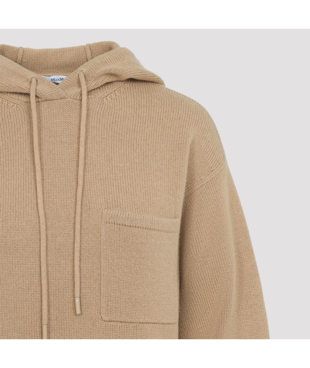 MAX MARA Бежевый кашемировый джемпер / свитер, фото 5