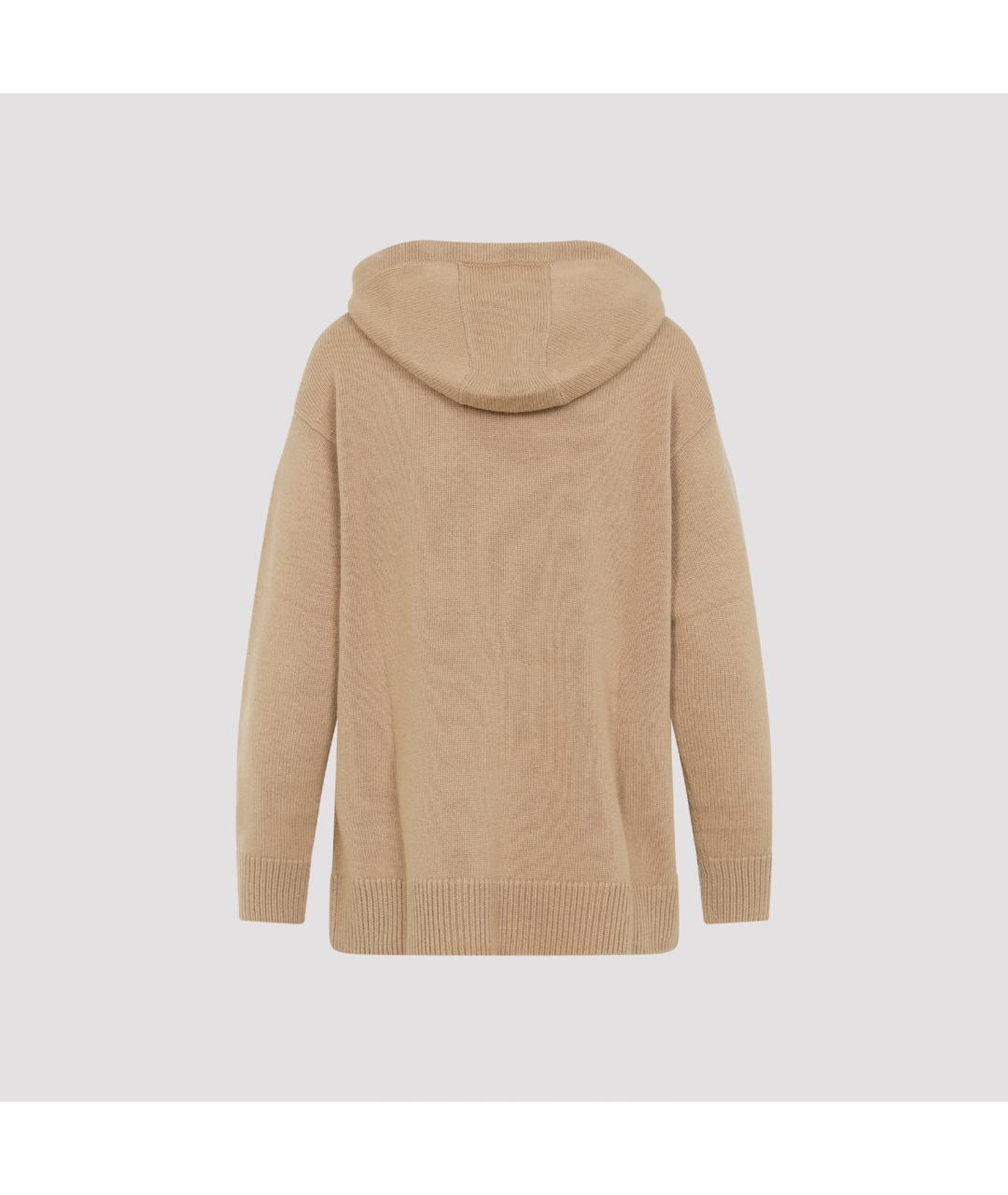 MAX MARA Бежевый кашемировый джемпер / свитер, фото 3