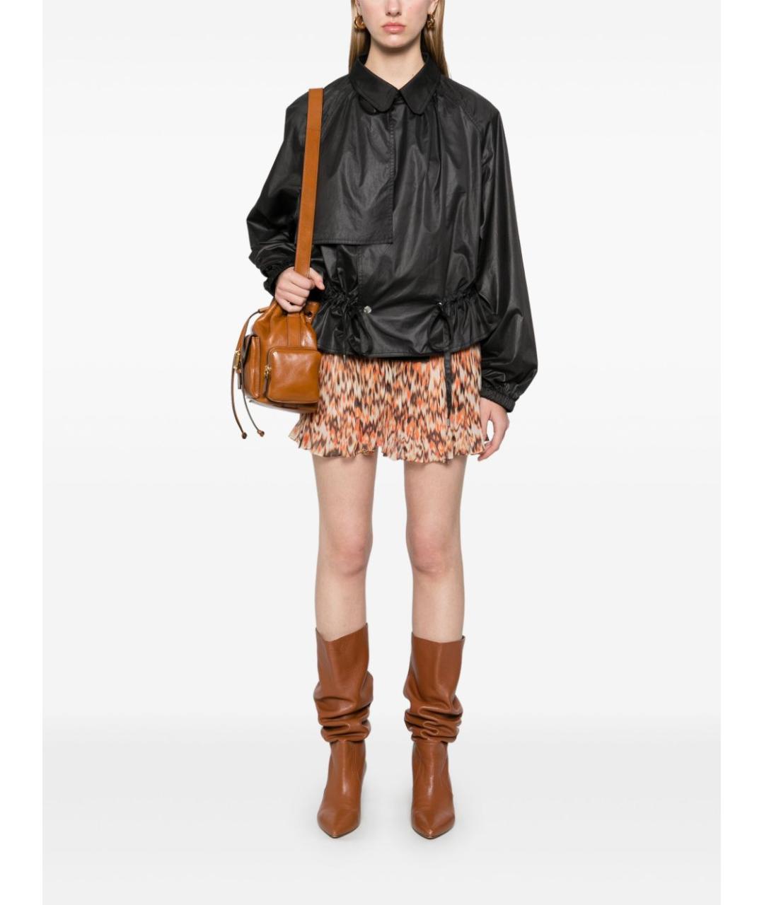 ISABEL MARANT Мульти шелковая юбка мини, фото 4