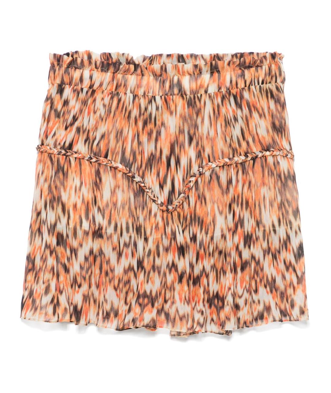 ISABEL MARANT Мульти шелковая юбка мини, фото 1
