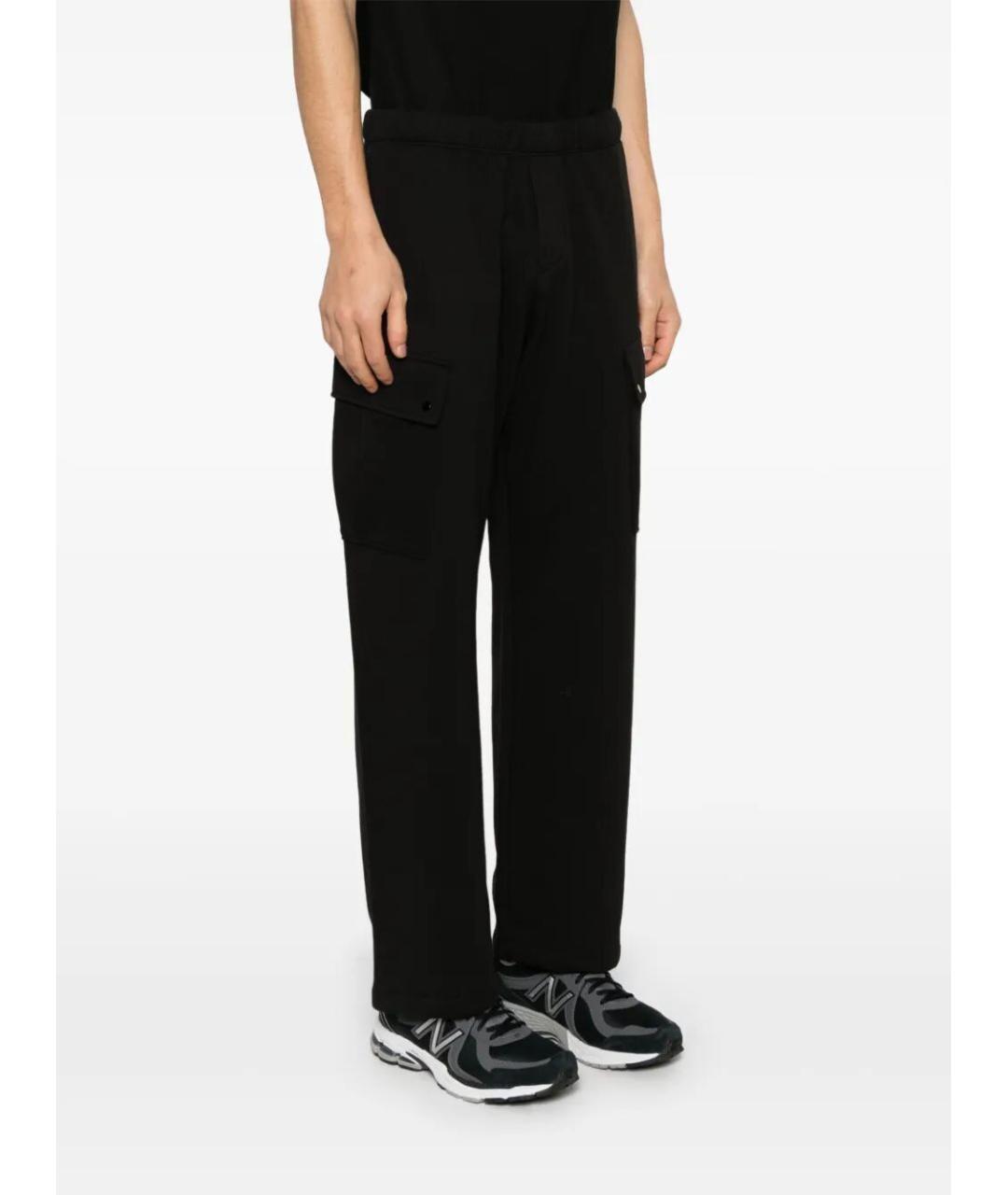 CP COMPANY Черные хлопковые повседневные брюки, фото 4