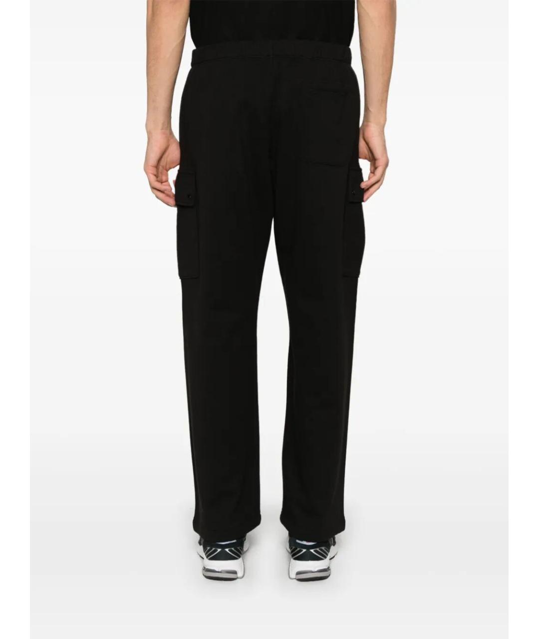 CP COMPANY Черные хлопковые повседневные брюки, фото 2