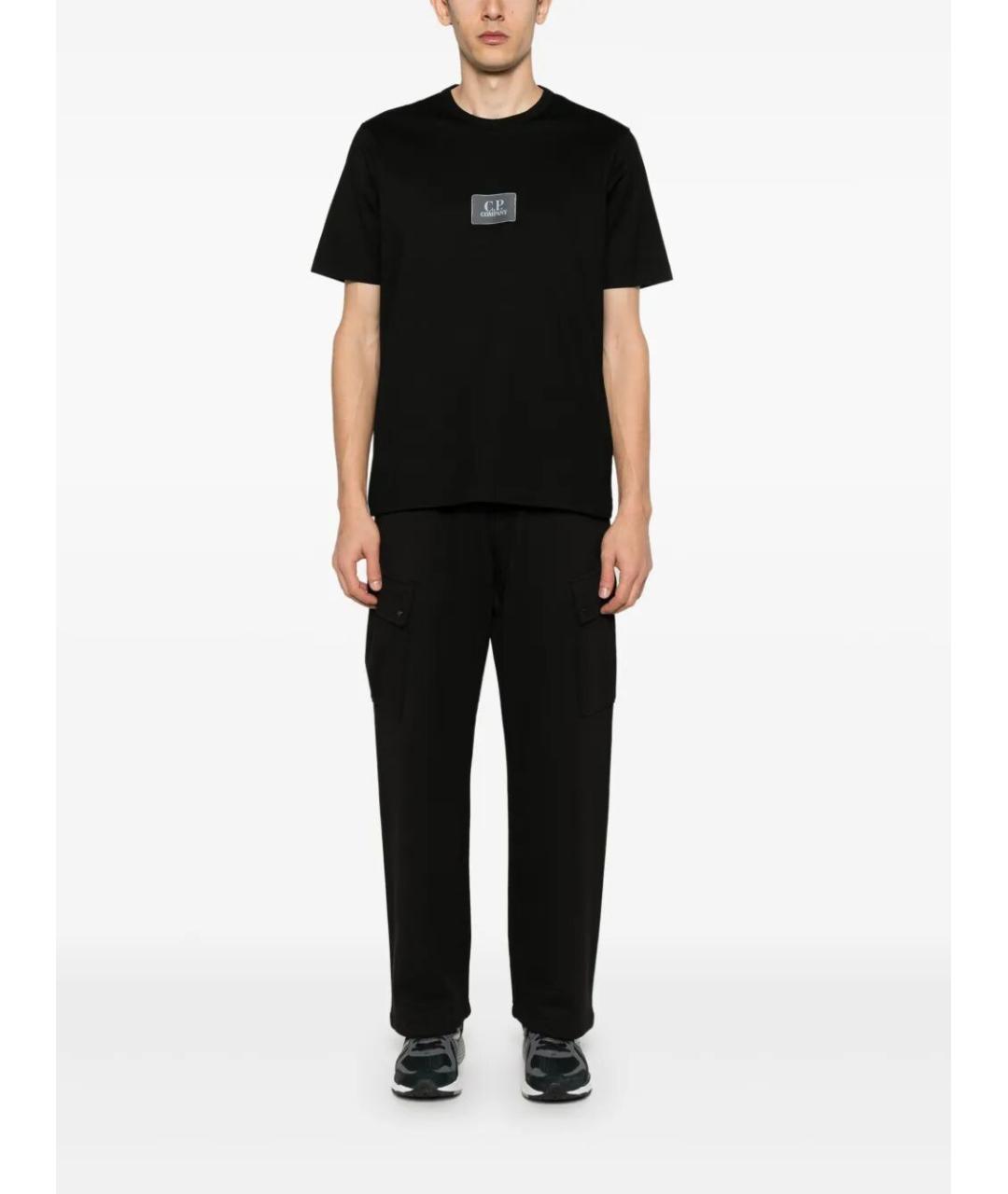 CP COMPANY Черные хлопковые повседневные брюки, фото 5
