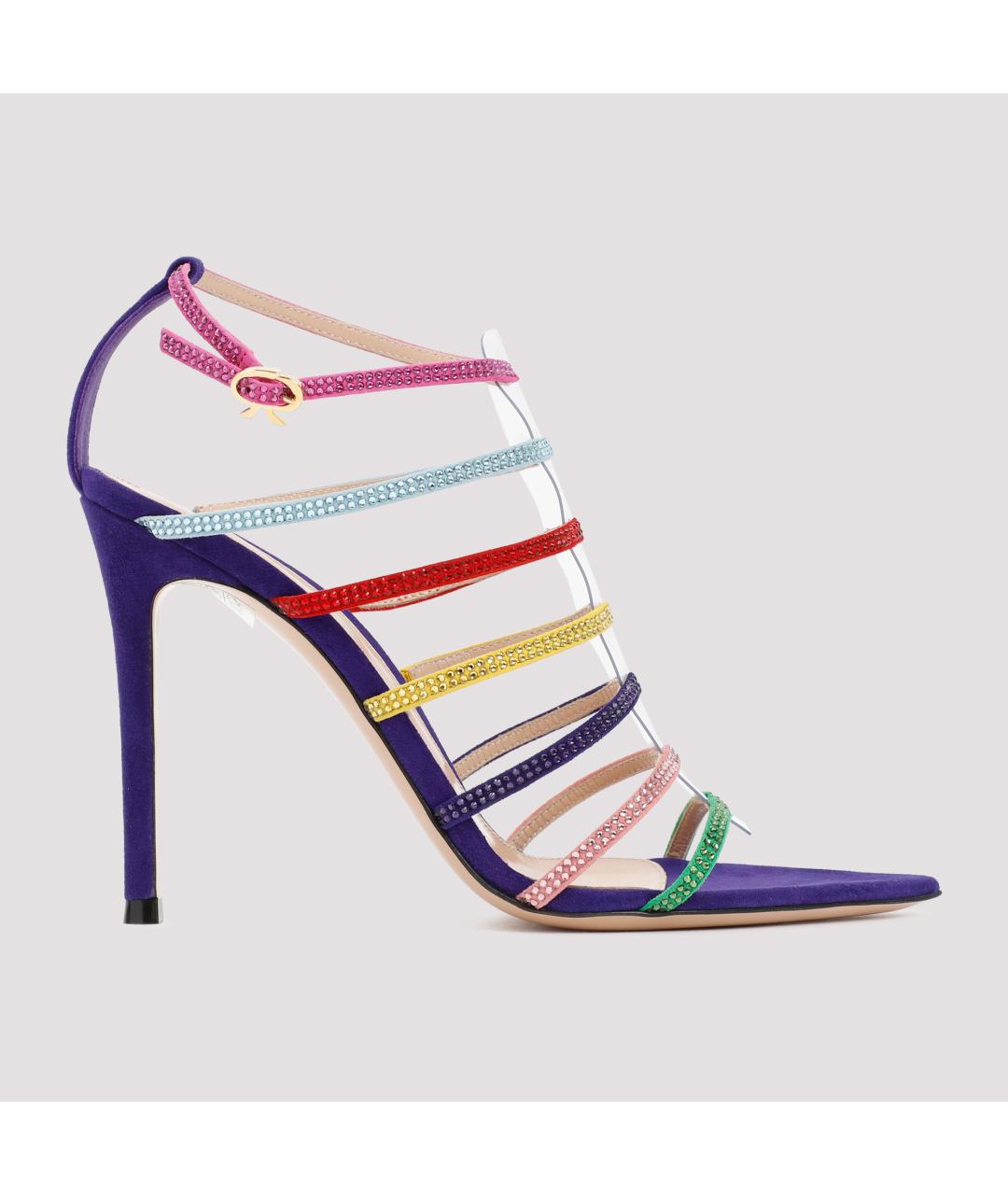 GIANVITO ROSSI Мульти кожаные босоножки, фото 2