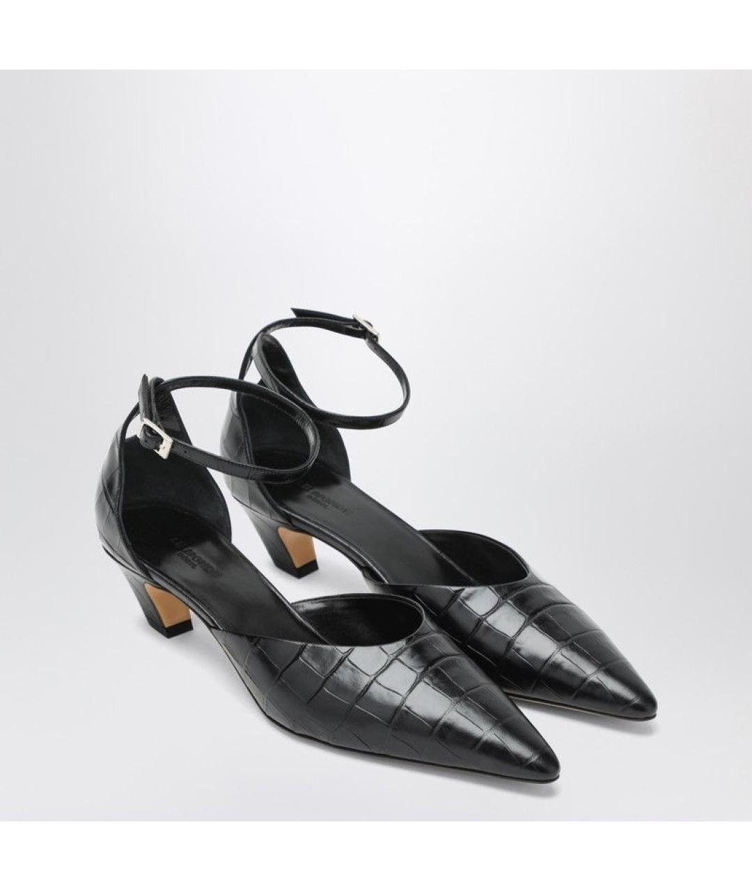 LE MONDE BERYL Черные кожаные туфли, фото 2