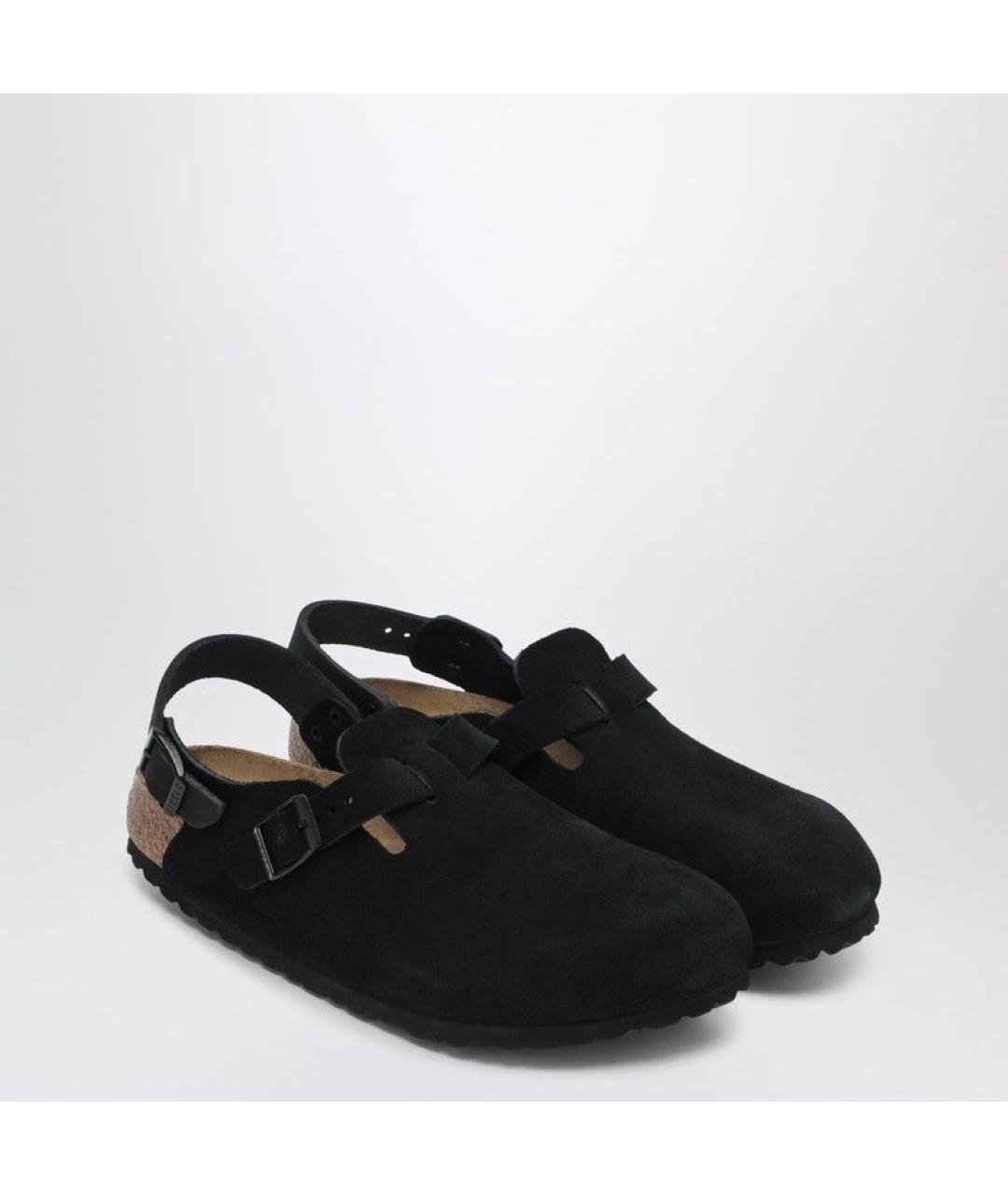 BIRKENSTOCK Черные замшевые сандалии, фото 2