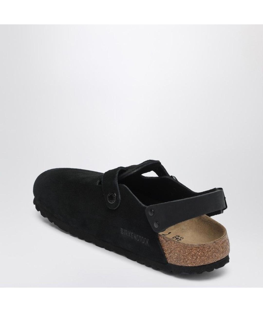 BIRKENSTOCK Черные замшевые сандалии, фото 3