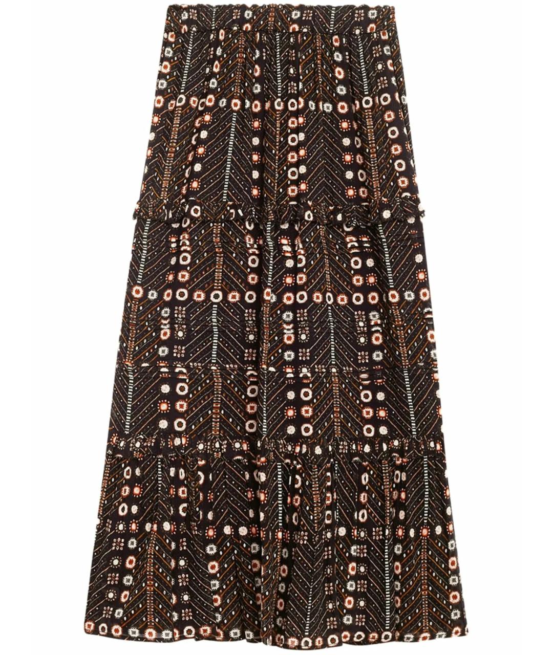 ISABEL MARANT Мульти хлопковая юбка миди, фото 1