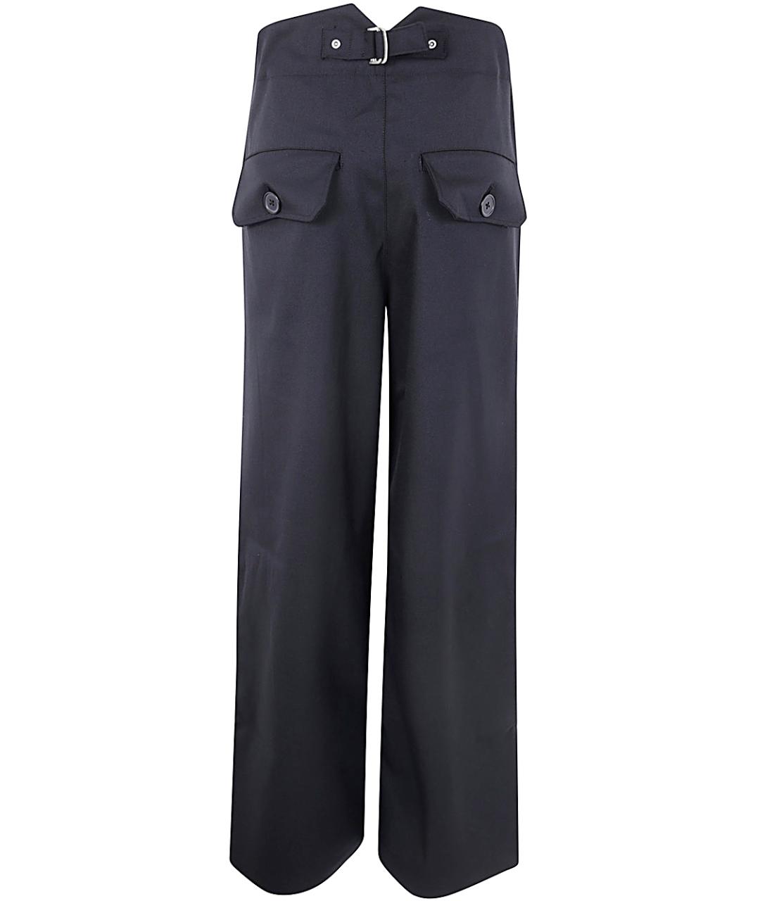 entire studios Черные прямые брюки, фото 2