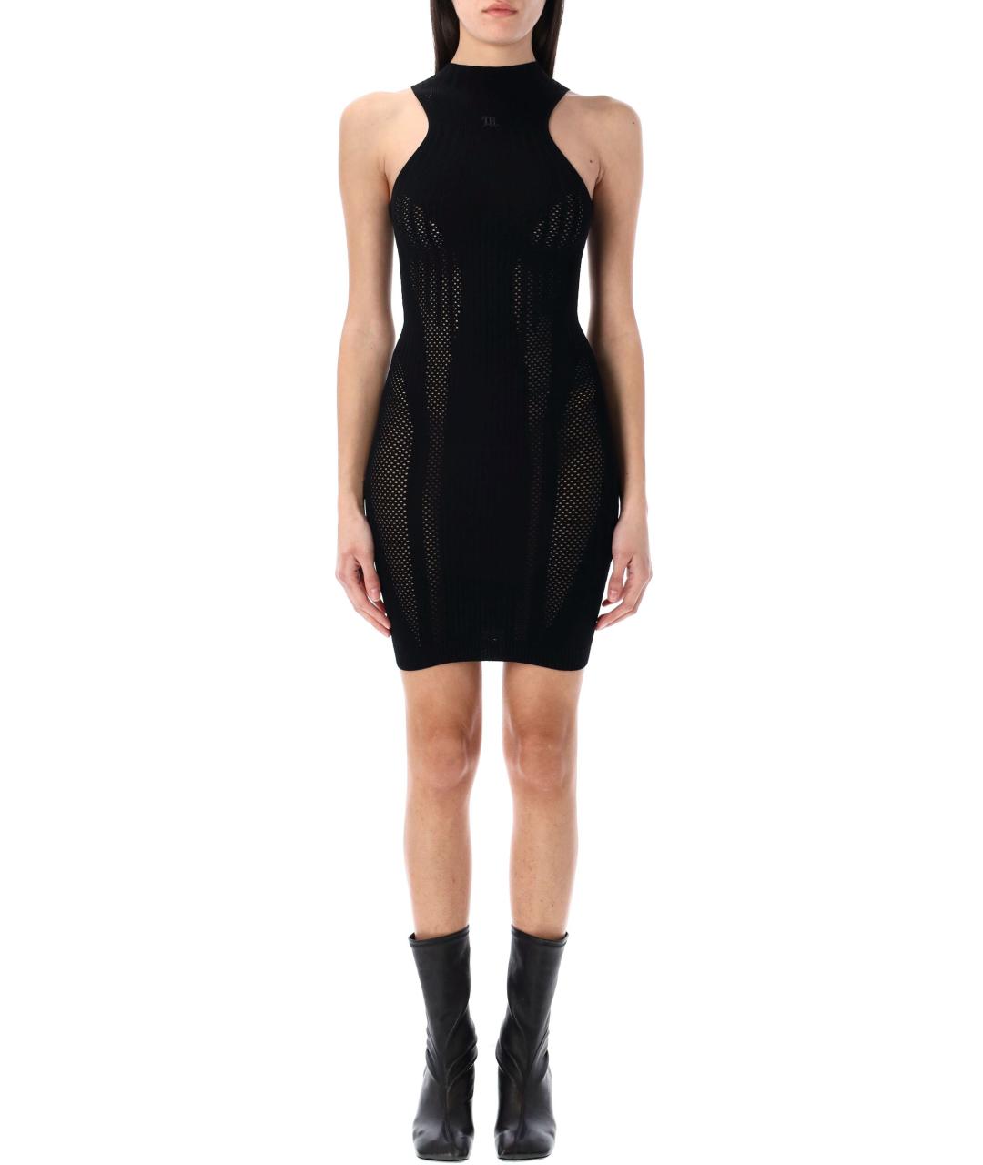 MISBHV Черное вискозное повседневное платье, фото 2