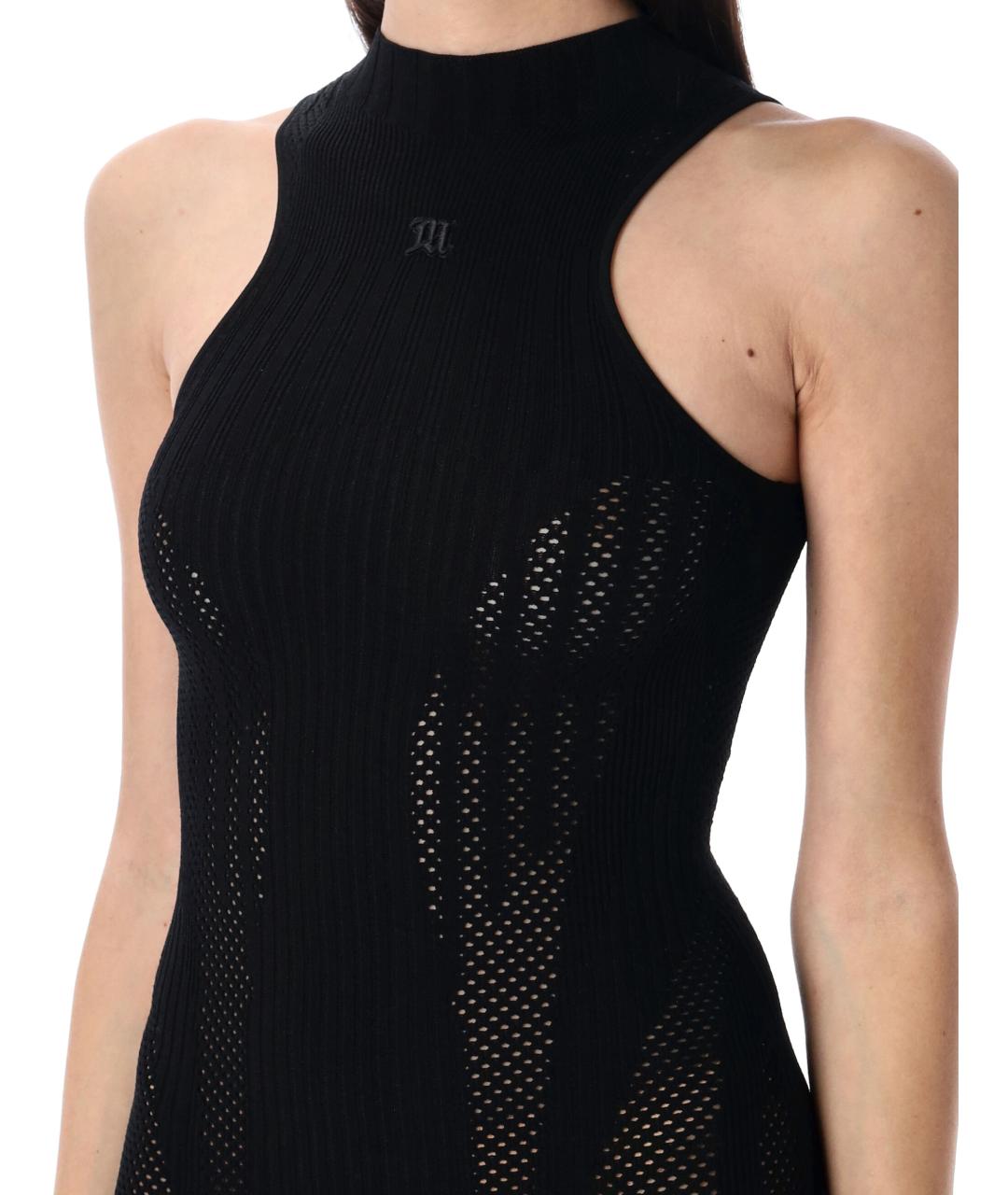 MISBHV Черное вискозное повседневное платье, фото 4