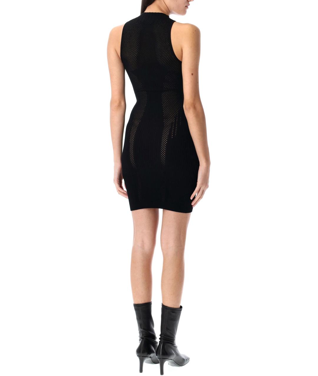 MISBHV Черное вискозное повседневное платье, фото 3