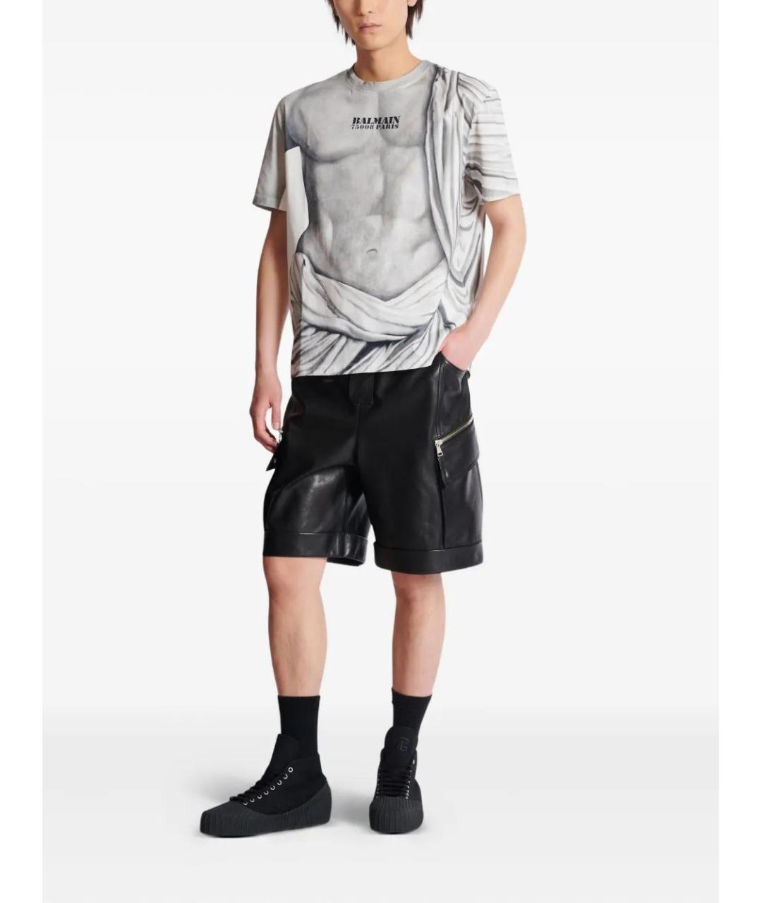 BALMAIN Мульти хлопковая футболка, фото 2