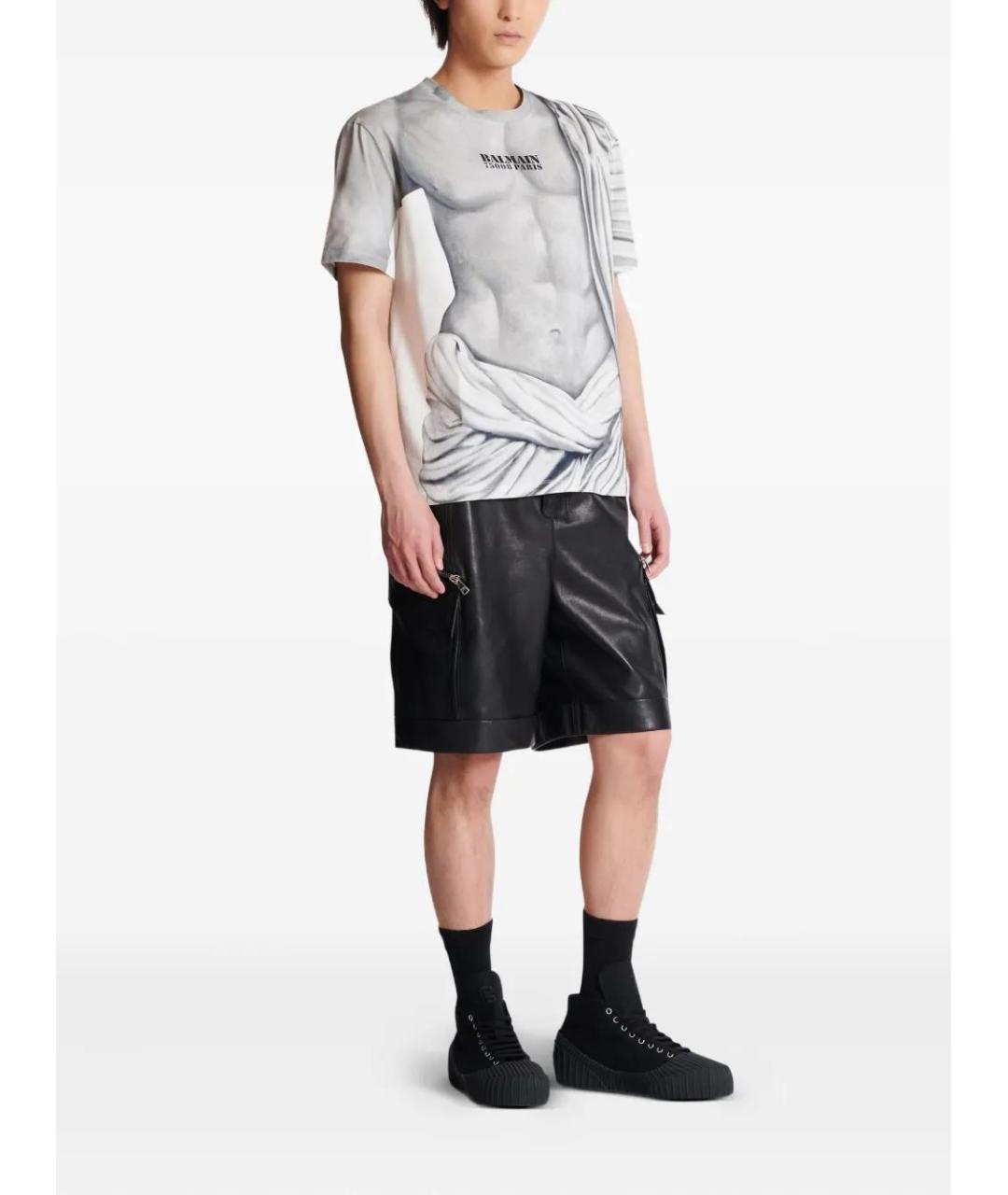 BALMAIN Мульти хлопковая футболка, фото 5