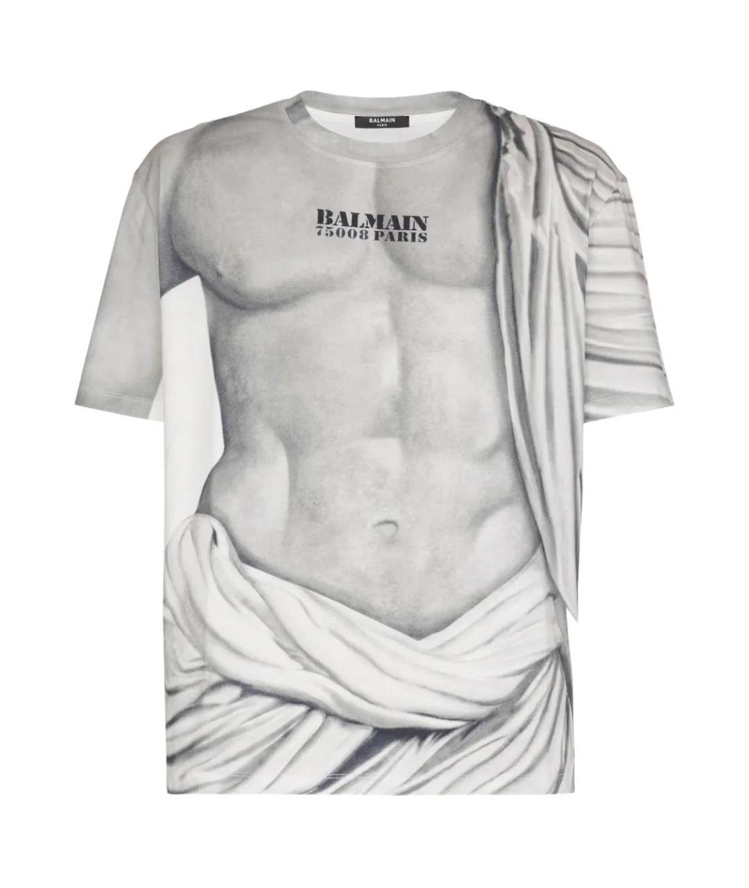 BALMAIN Мульти хлопковая футболка, фото 1