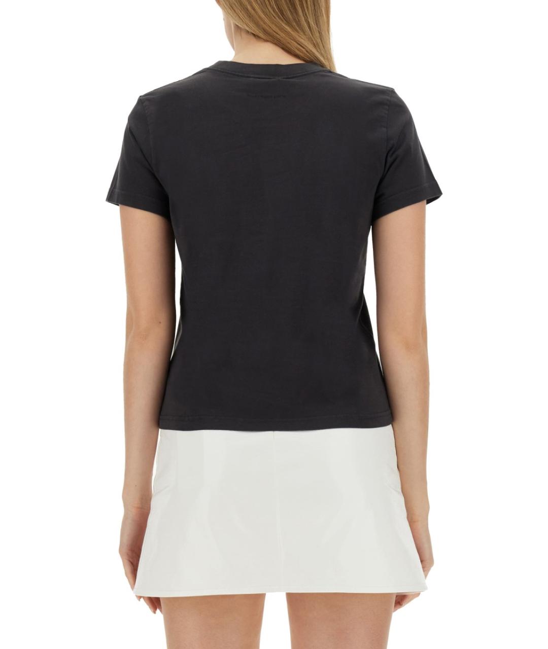 COURREGES Серая хлопковая футболка, фото 4