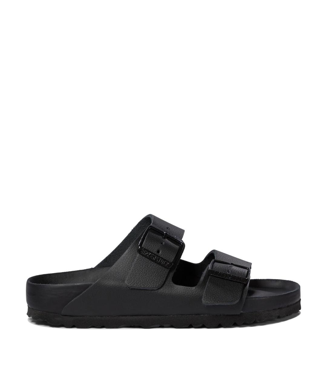 BIRKENSTOCK Черные кожаные сандалии, фото 1