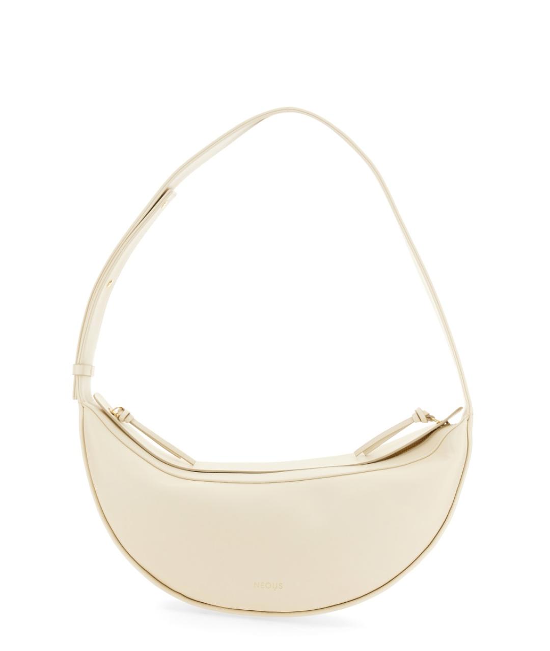 NEOUS Белая кожаная сумка через плечо, фото 1