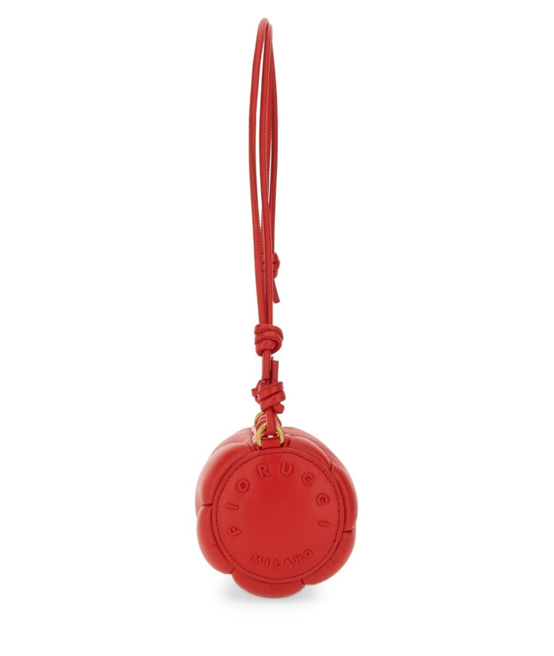 FIORUCCI Красная кожаная сумка через плечо, фото 5