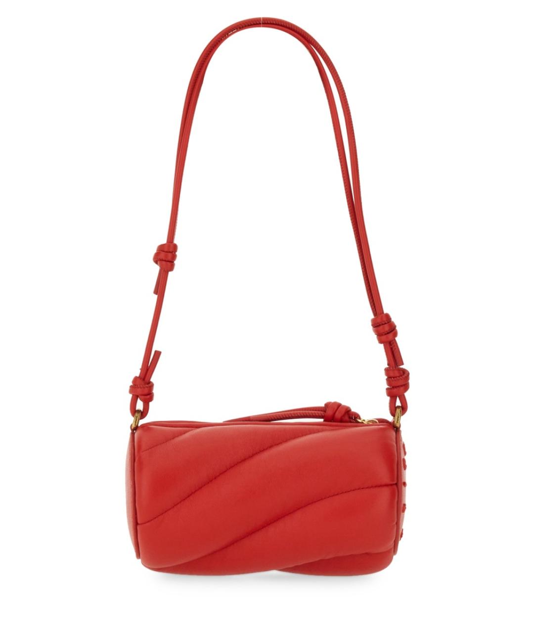 FIORUCCI Красная кожаная сумка через плечо, фото 2