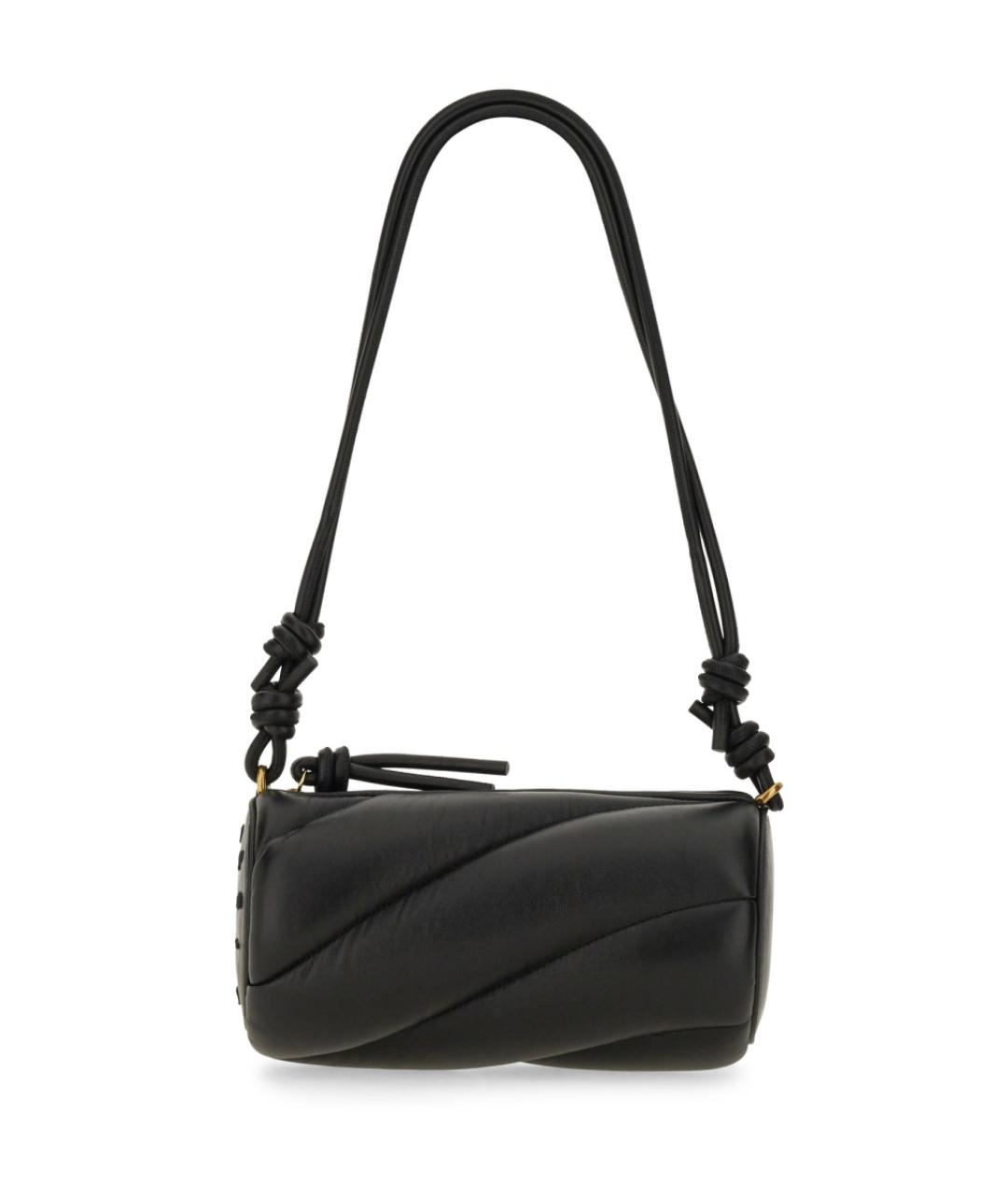 FIORUCCI Черная кожаная сумка через плечо, фото 1