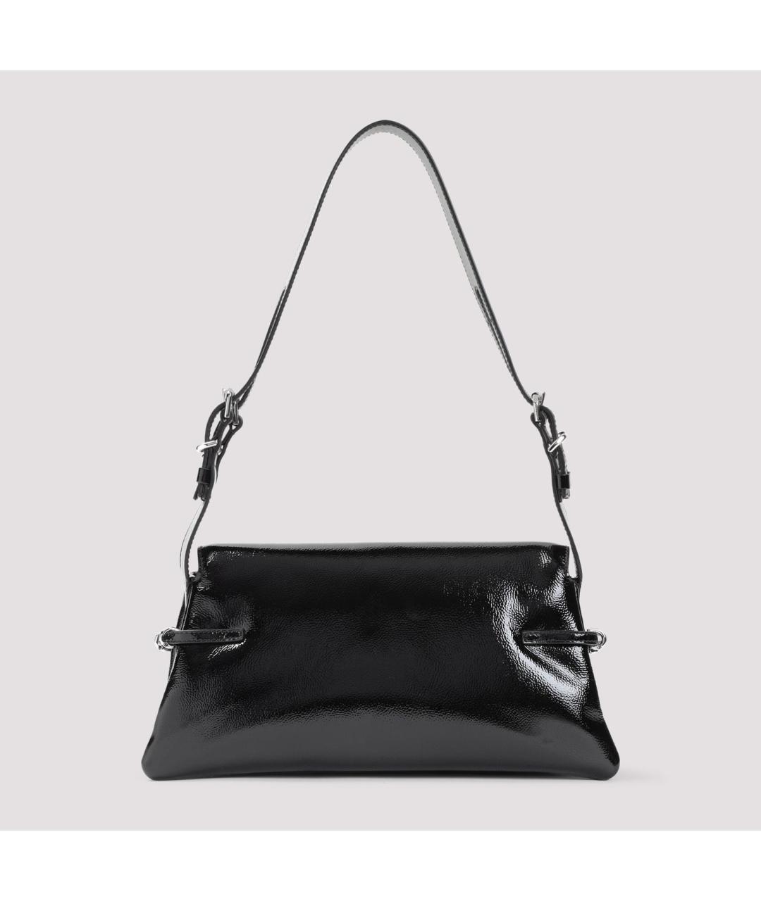 GIVENCHY Черная сумка через плечо из лакированной кожи, фото 3