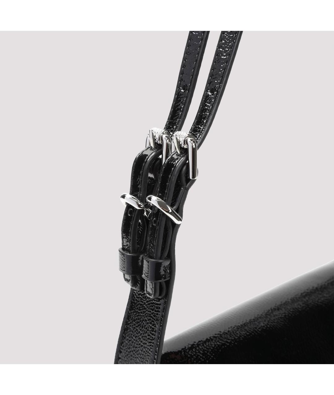 GIVENCHY Черная сумка через плечо из лакированной кожи, фото 4