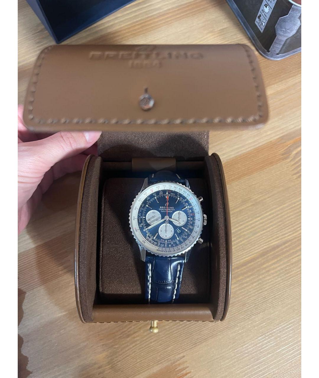 BREITLING Темно-синие часы, фото 3