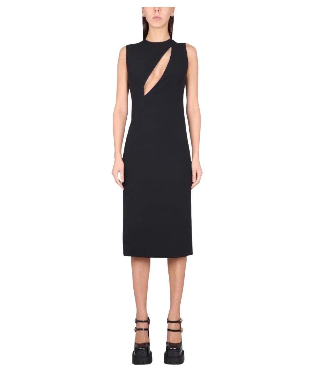 VERSACE Черное повседневное платье, фото 2