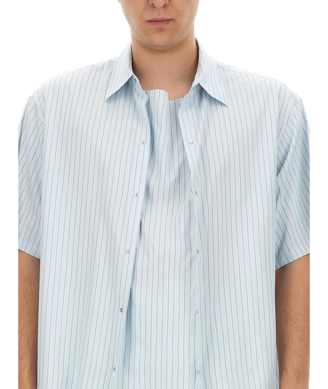 LANVIN Голубая кэжуал рубашка, фото 5