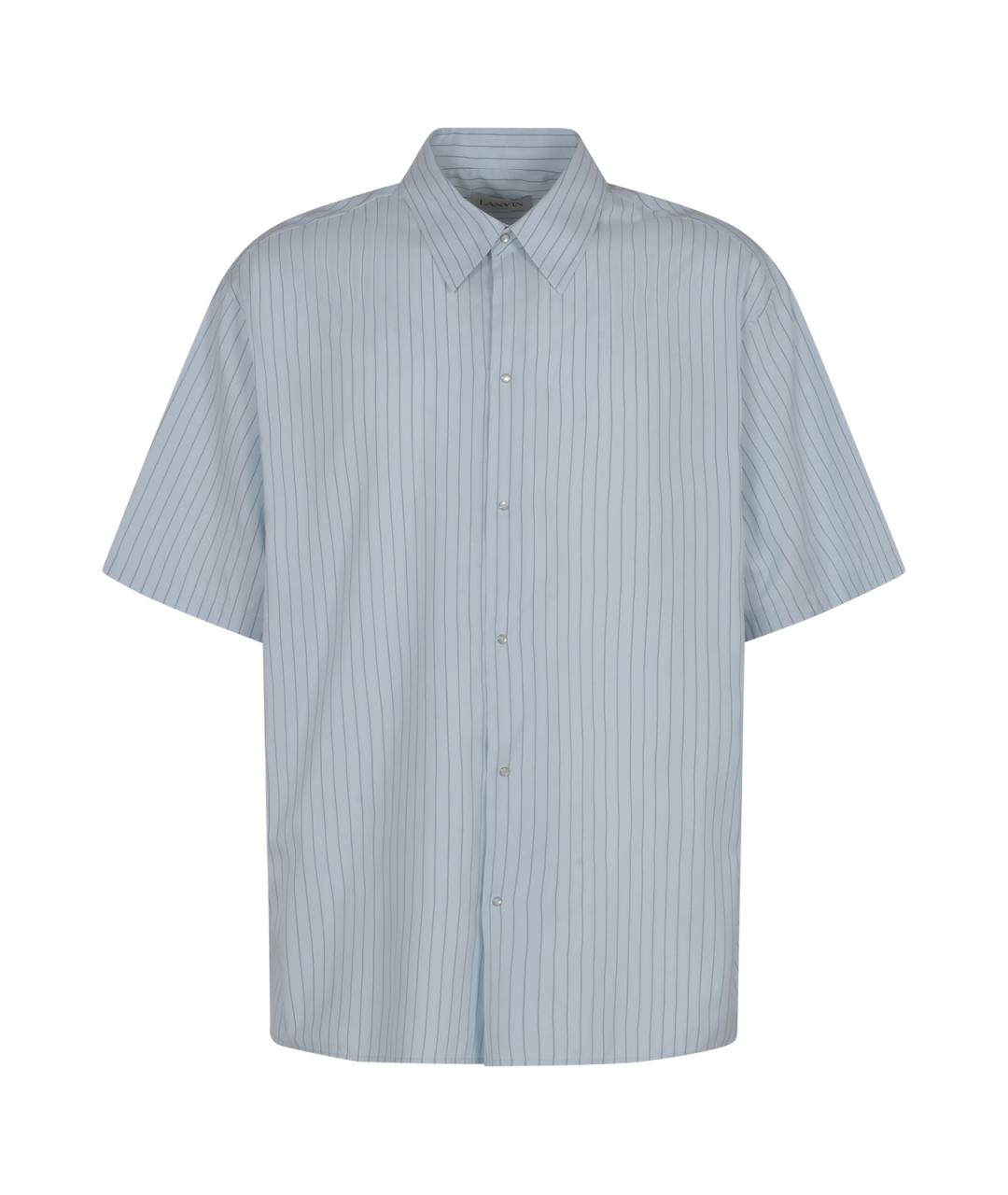 LANVIN Голубая кэжуал рубашка, фото 1