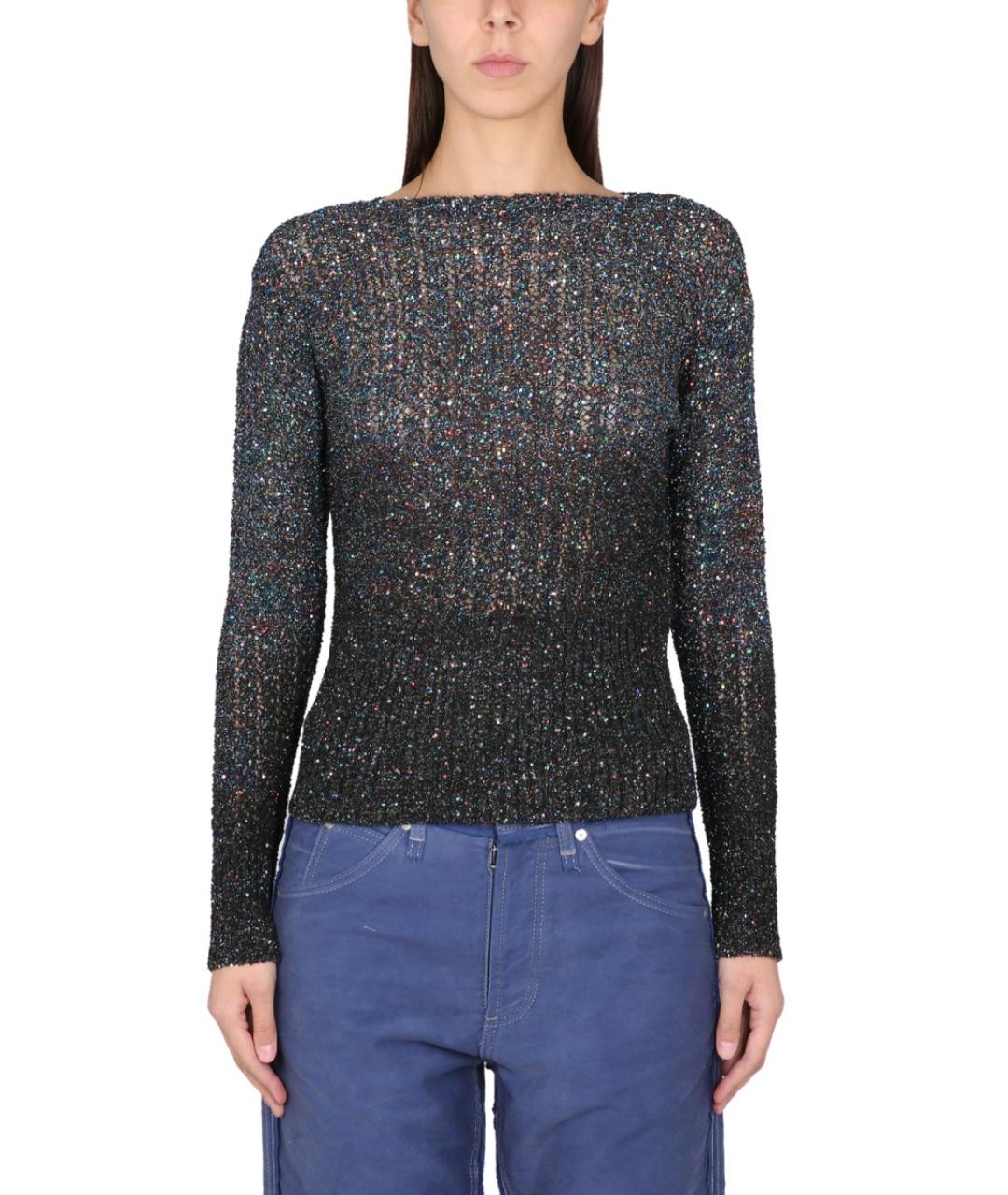 MAISON MARGIELA Черный полиамидовый джемпер / свитер, фото 2