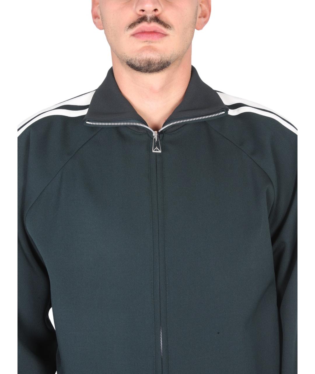 BOTTEGA VENETA Зеленая шерстяная спортивная куртка, фото 5