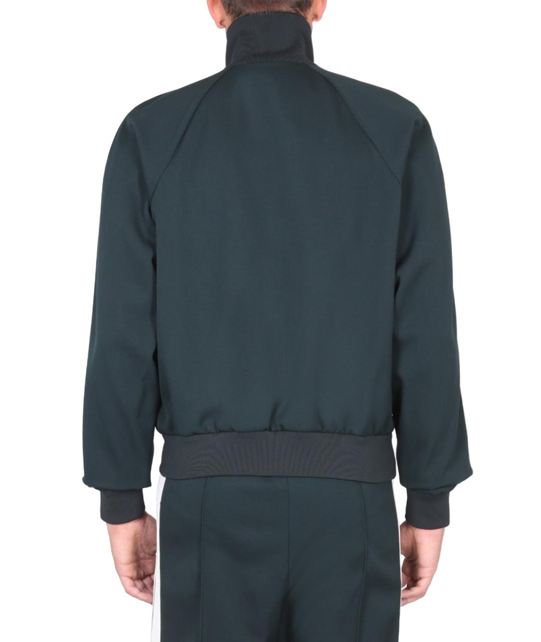 BOTTEGA VENETA Зеленая шерстяная спортивная куртка, фото 4