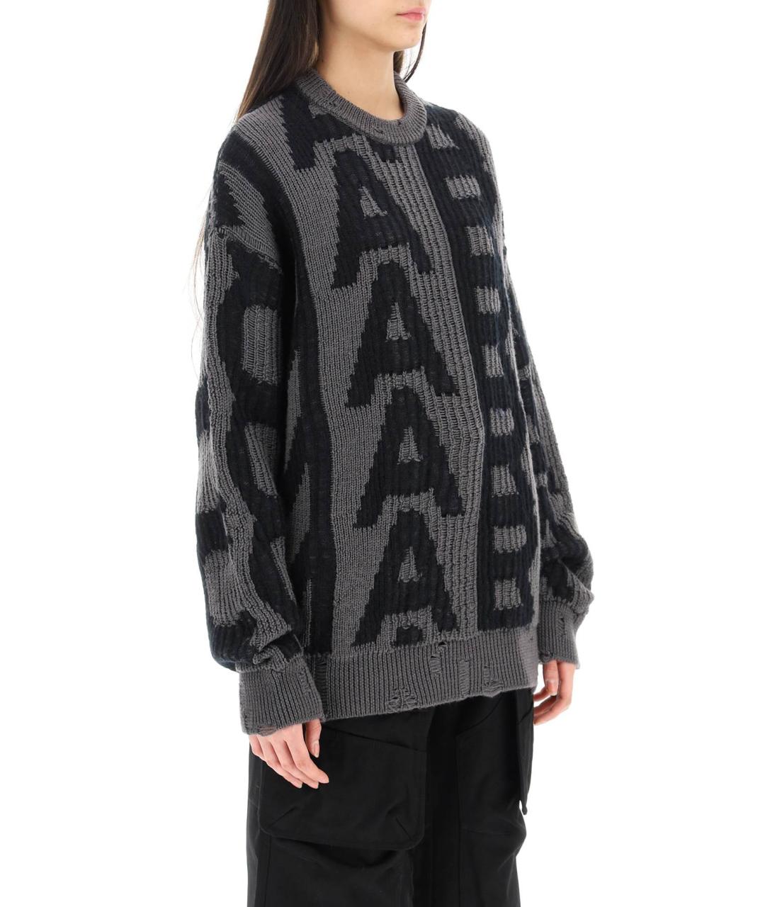 MARC JACOBS Антрацитовый шерстяной джемпер / свитер, фото 2