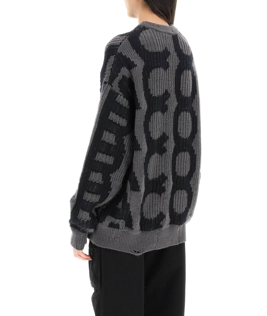MARC JACOBS Антрацитовый шерстяной джемпер / свитер, фото 3