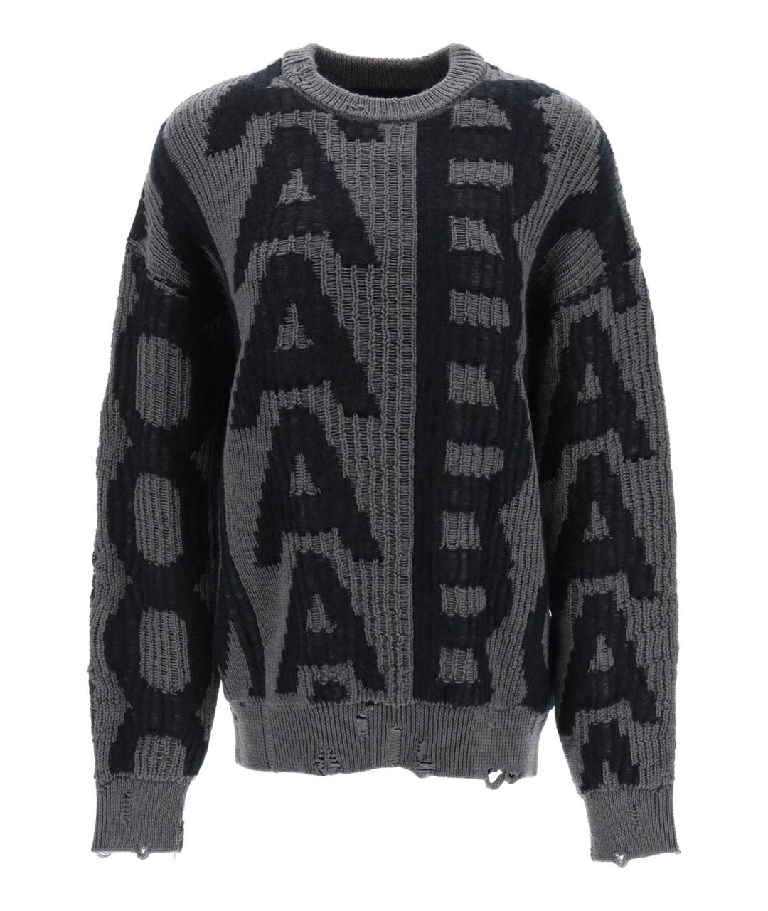 MARC JACOBS Антрацитовый шерстяной джемпер / свитер, фото 1