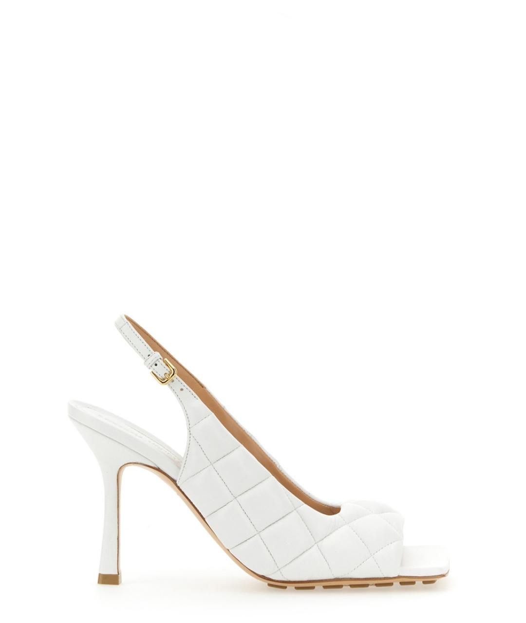 BOTTEGA VENETA Белые кожаные туфли, фото 1