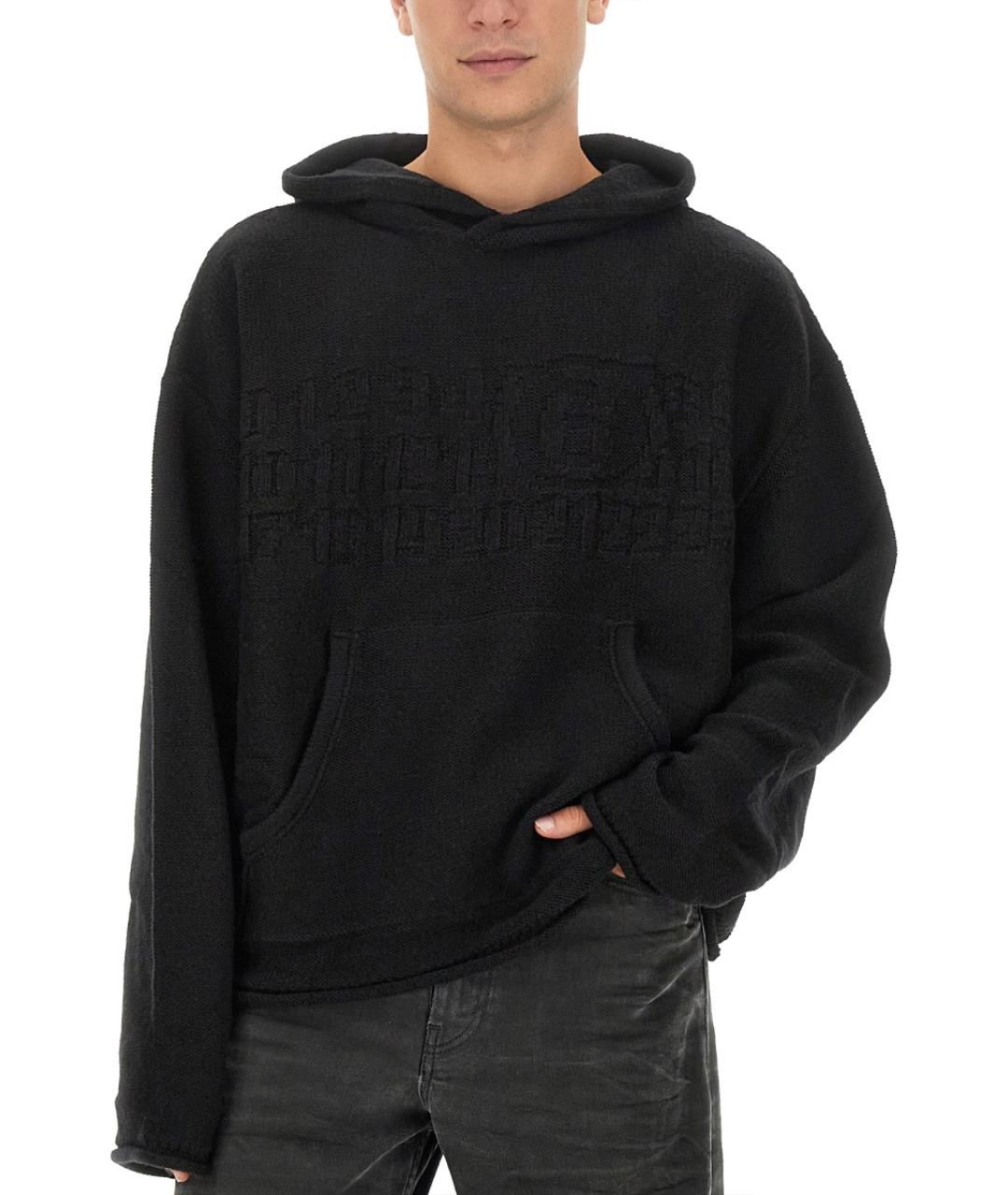 MM6 MAISON MARGIELA Черный шерстяной джемпер / свитер, фото 5