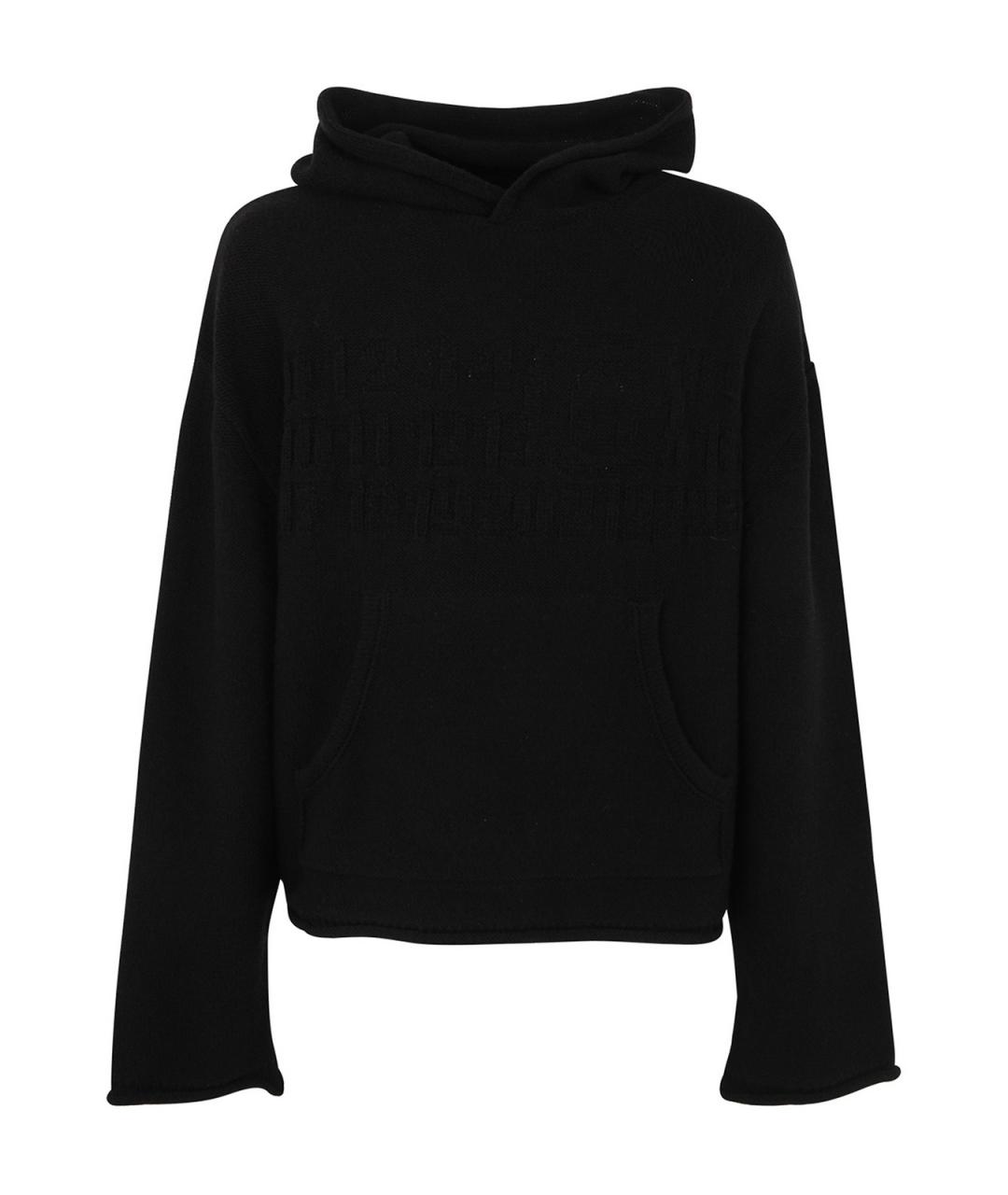 MM6 MAISON MARGIELA Черный шерстяной джемпер / свитер, фото 1