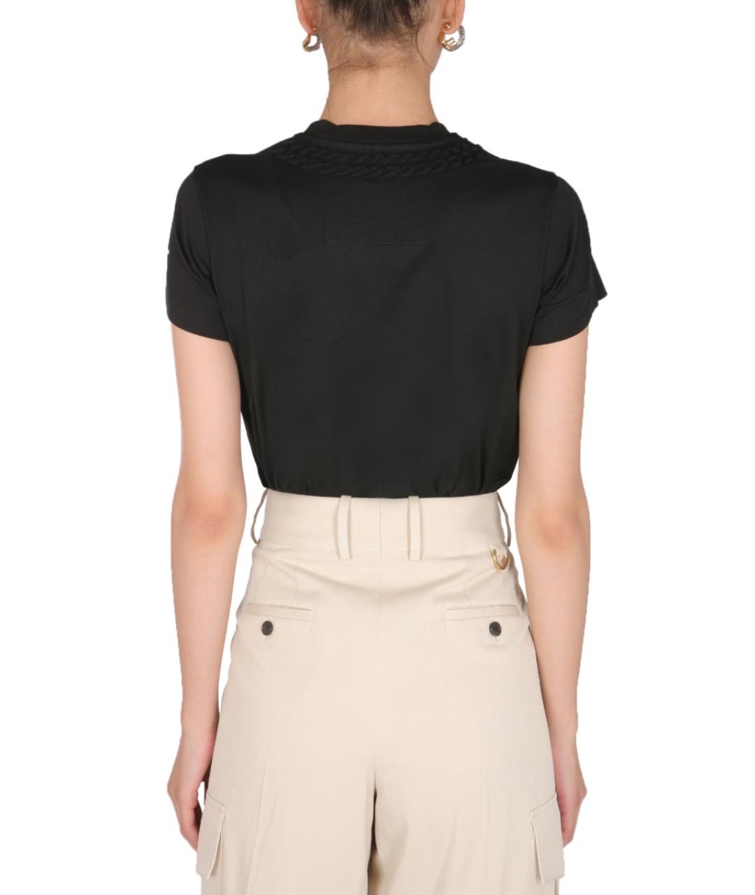 GIVENCHY Черная хлопковая футболка, фото 4