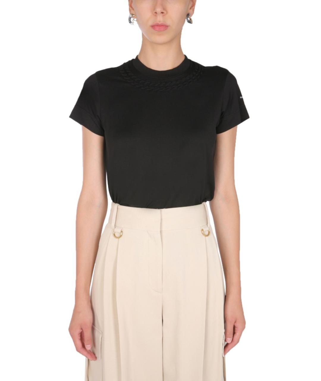 GIVENCHY Черная хлопковая футболка, фото 5