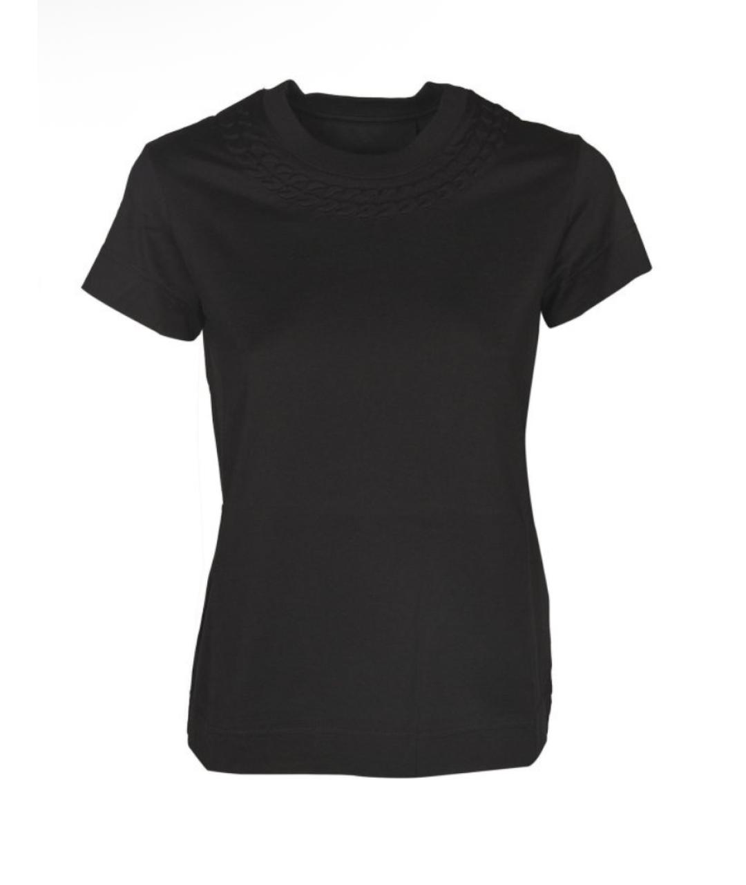 GIVENCHY Черная хлопковая футболка, фото 1