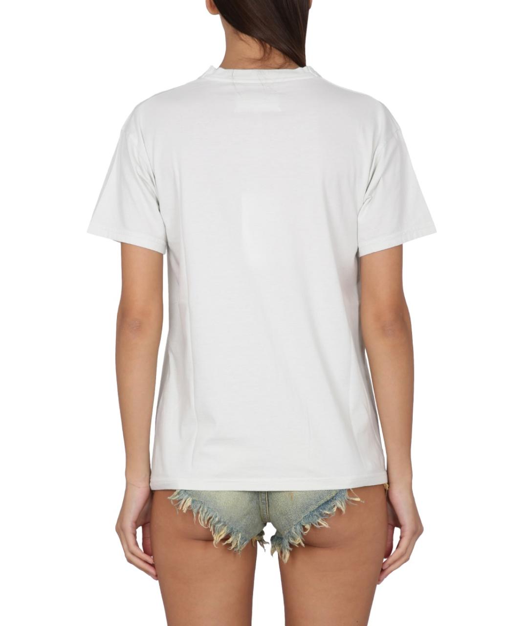 MAISON MARGIELA Белая хлопковая футболка, фото 3