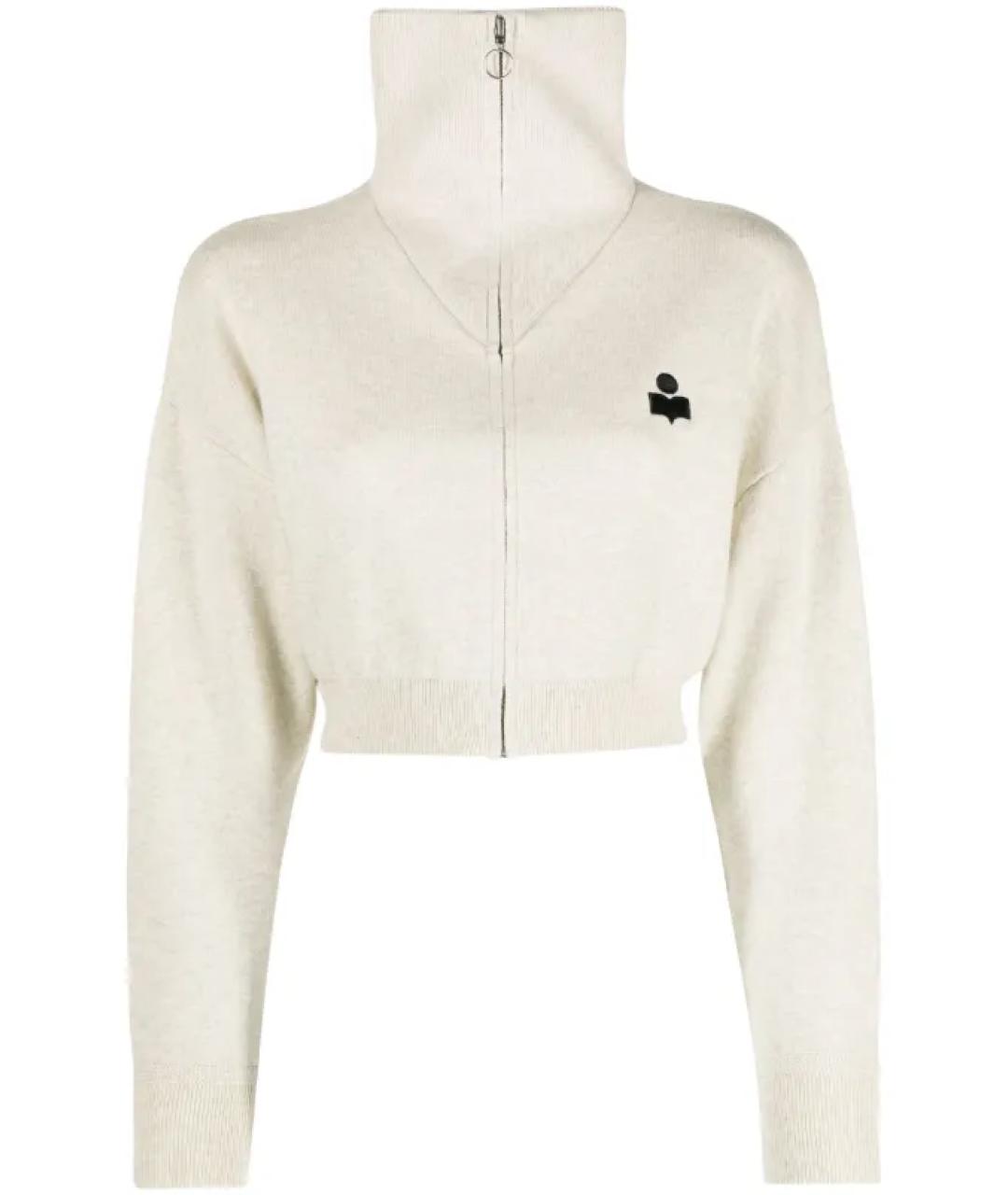 ISABEL MARANT Серый хлопковый кардиган, фото 1