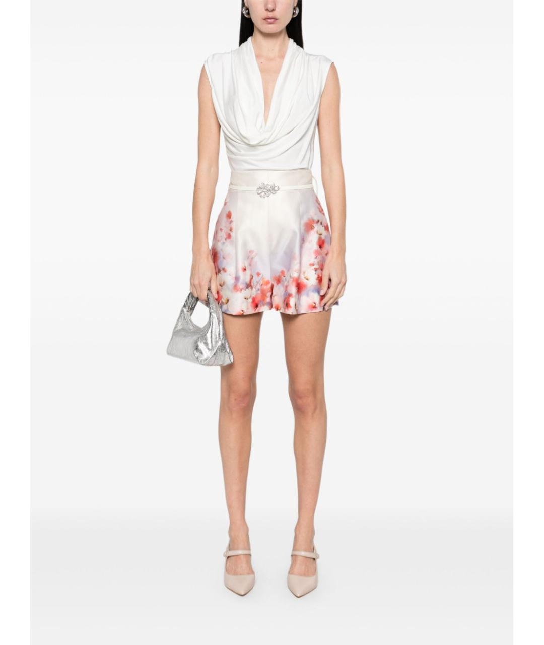 ZIMMERMANN Мульти шелковые шорты, фото 3