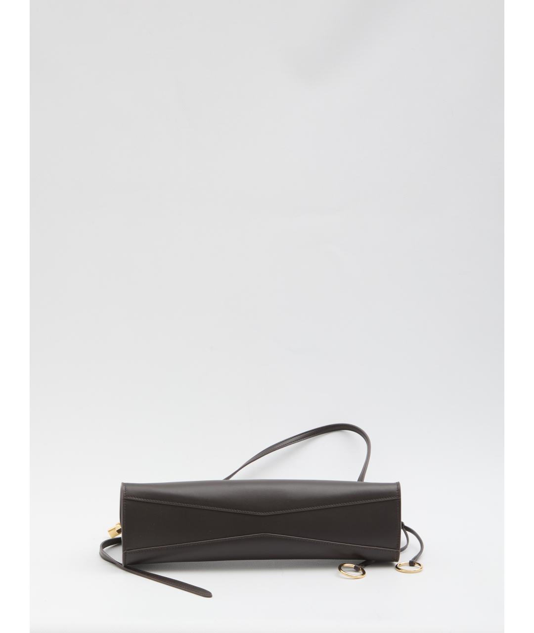 ALAIA Коричневая кожаная сумка через плечо, фото 3