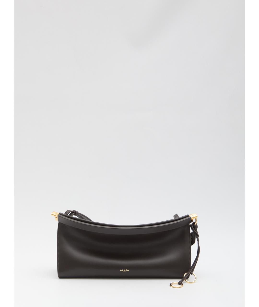 ALAIA Коричневая кожаная сумка через плечо, фото 5
