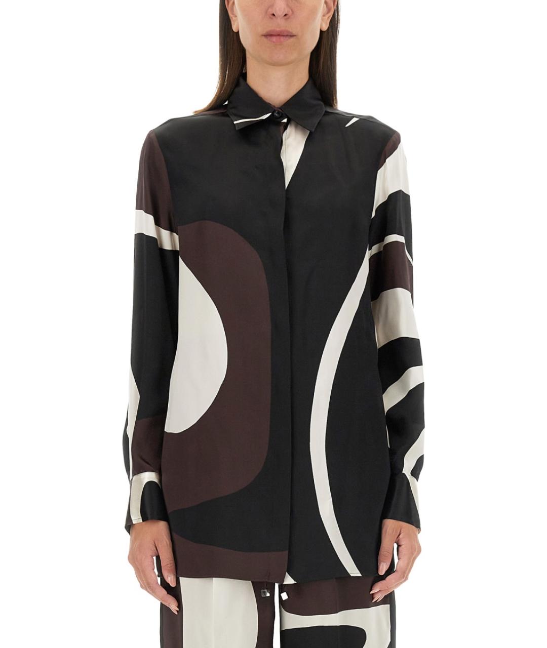 KITON Коричневая шелковая рубашка, фото 2